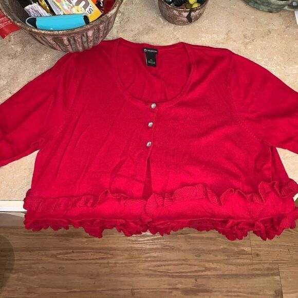 New Directions Red sweater  - Picture 1 of 4